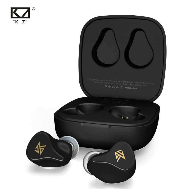 KZ Z1 TWS Bluetooth 5.0 Dvojno magnetno Slušalke 1DD Dinamično Čepkov Touch Kontrole šumov Šport Slušalke KZ S1