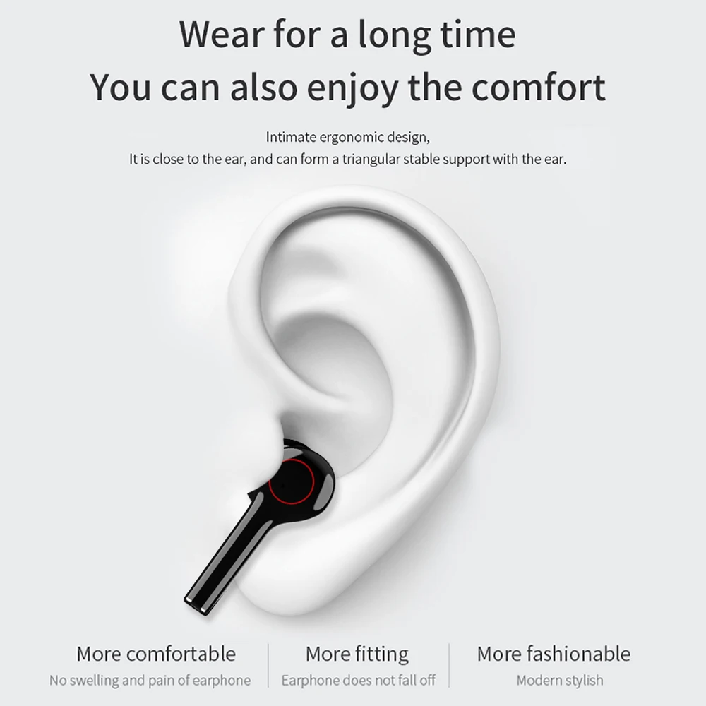 L31 Glasbo, slušalke bluetooth Slušalke športne Čepkov Poslovnih slušalk Deluje na vseh pametnih telefonov Samsung xiaomi huawei iphone
