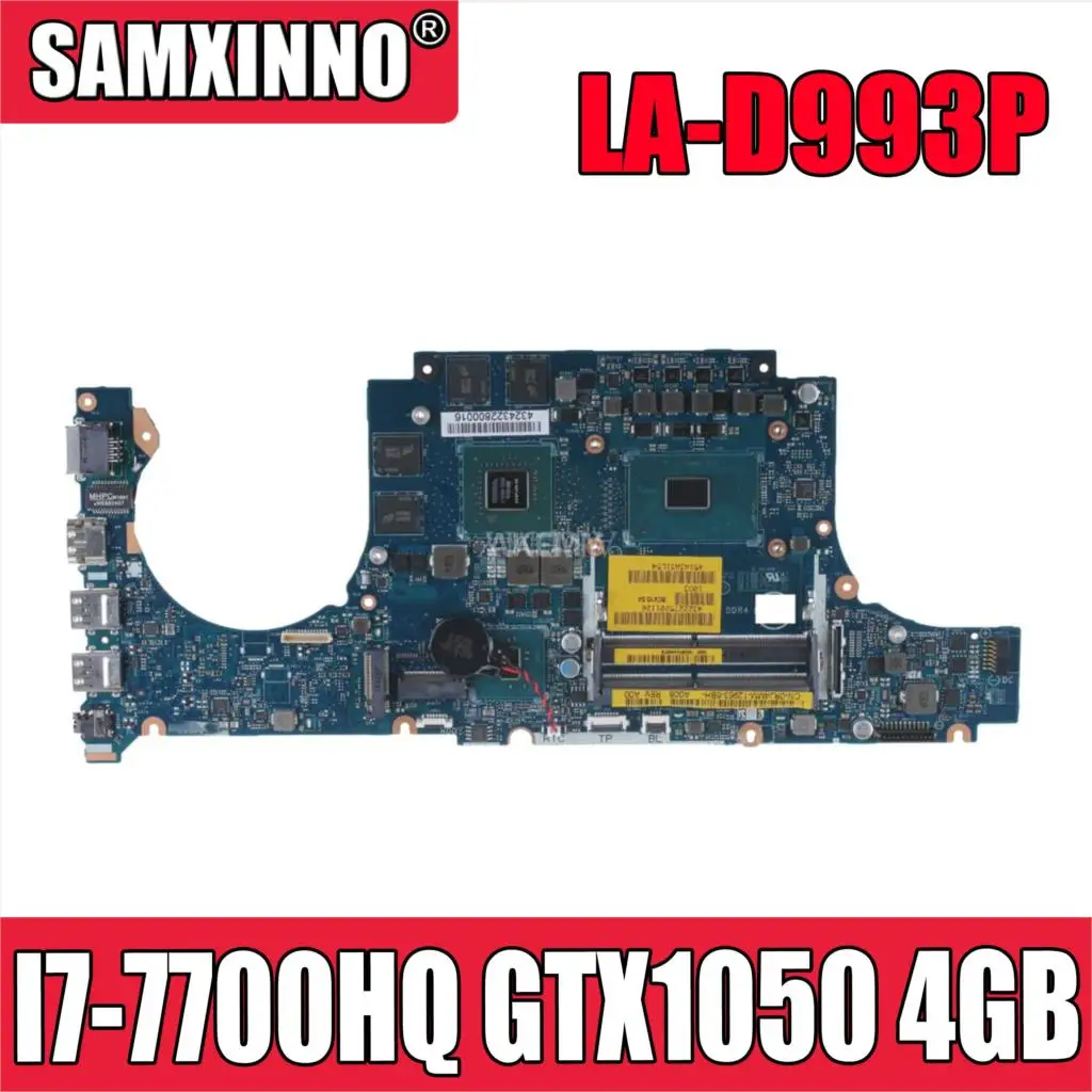 LA-D993P matično ploščo Za DELL Inspiron 15 7567 motherboard I7-7700HQ GTX1050 4GB BBV00/10 TL-D993P CN-0JG23N Test