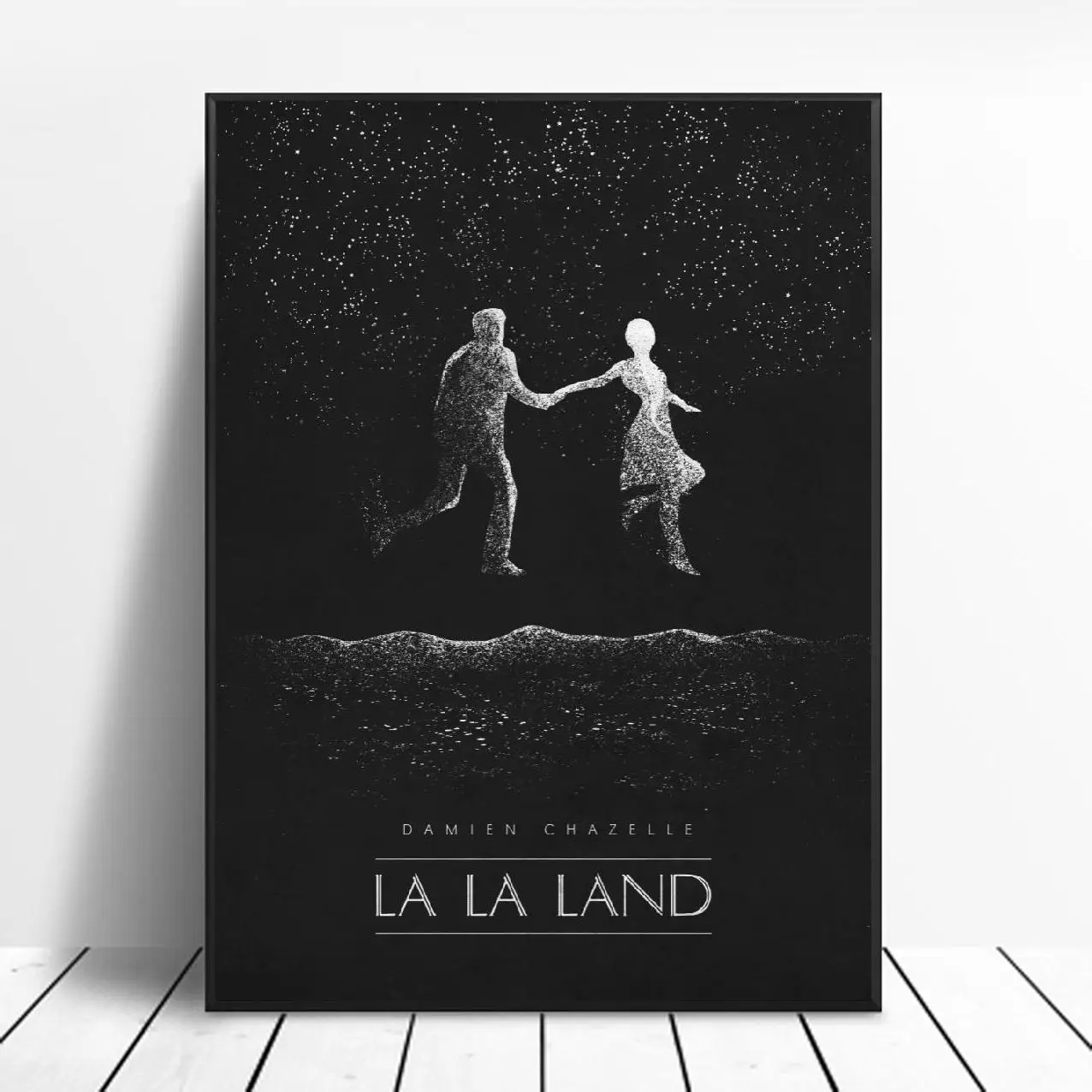 La La Zemljišč Black & White Klasične filmske Plakate Svile WALL Art Dekor Slikarstvo Brez Okvirja