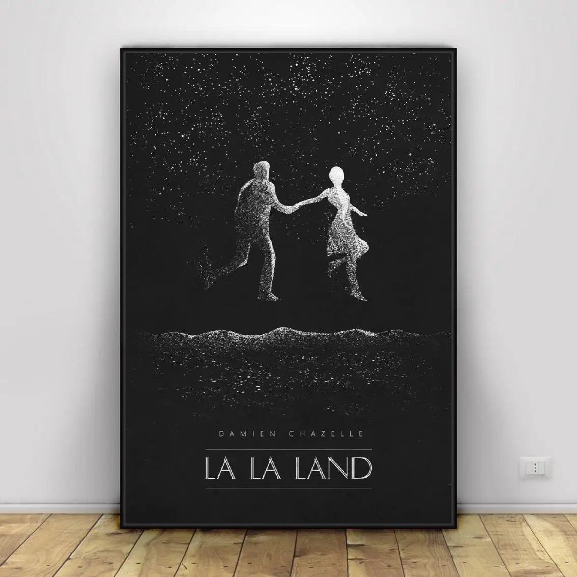 La La Zemljišč Black & White Klasične filmske Plakate Svile WALL Art Dekor Slikarstvo Brez Okvirja