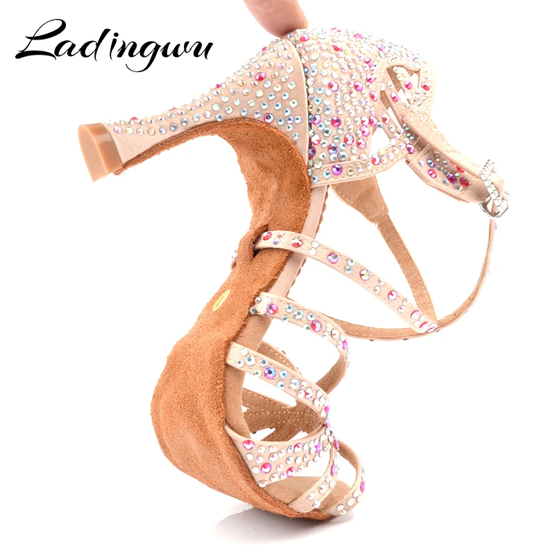 Ladingwu Tovarne Neposredno Prodajo Plesne čevlje latinsko Ženske Sije Nosorogovo Salsa Čevlji Ples Ženska Plesni Sandali Ultra Nizko Ceno