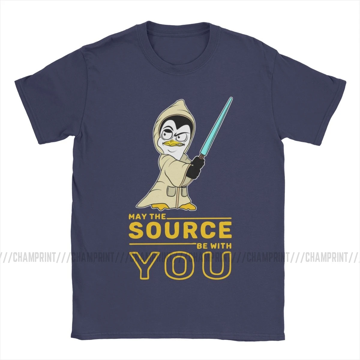 Lahko Vir Biti Z Vami Linux Pingvin Za Linux Admin T-Majice za Moške Programer, Razvijalec, Programiranje Kodiranje Nerd Tee