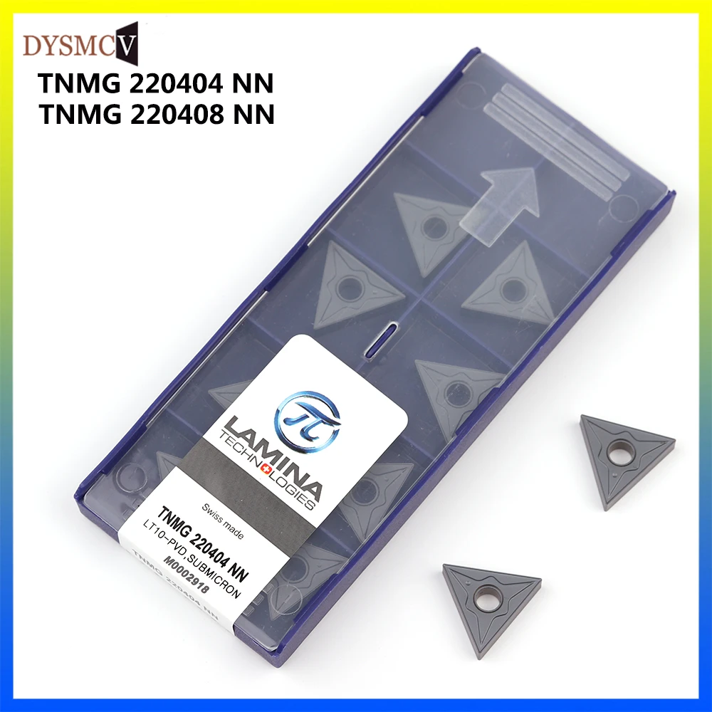 LAMINA prvotne TNMG220404 / 08 NN LT10 valjaste obračanja orodje TNMG 220408 PVD karbida rezilo stružnica rezalnik CNC rezkanje