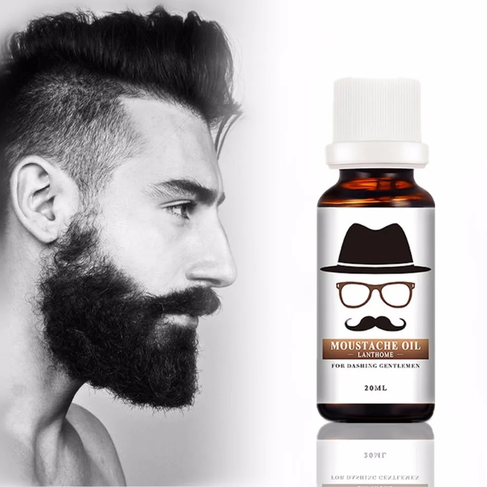 Lanthome Original Moški Brado rasti olje 20ML debele brke rastejo serum, ki raste obraza lase acceler brado rasti bistvo izdelki