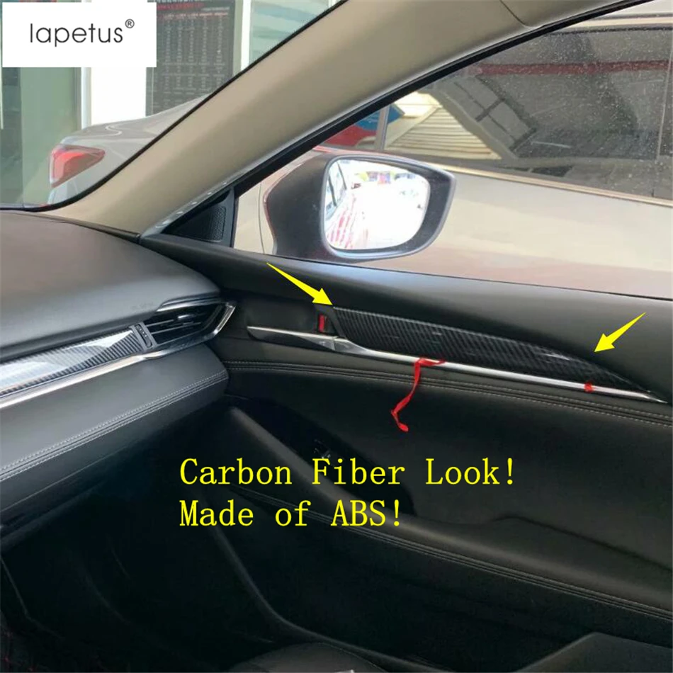 Lapetus Primerna Oprema Za Mazda 6 2019 2020 ABS Notranja Vrata Potegnite Doorknob Armrest Ročaj Modeliranje Zajema Komplet Trim / Ogljikovih Vlaken