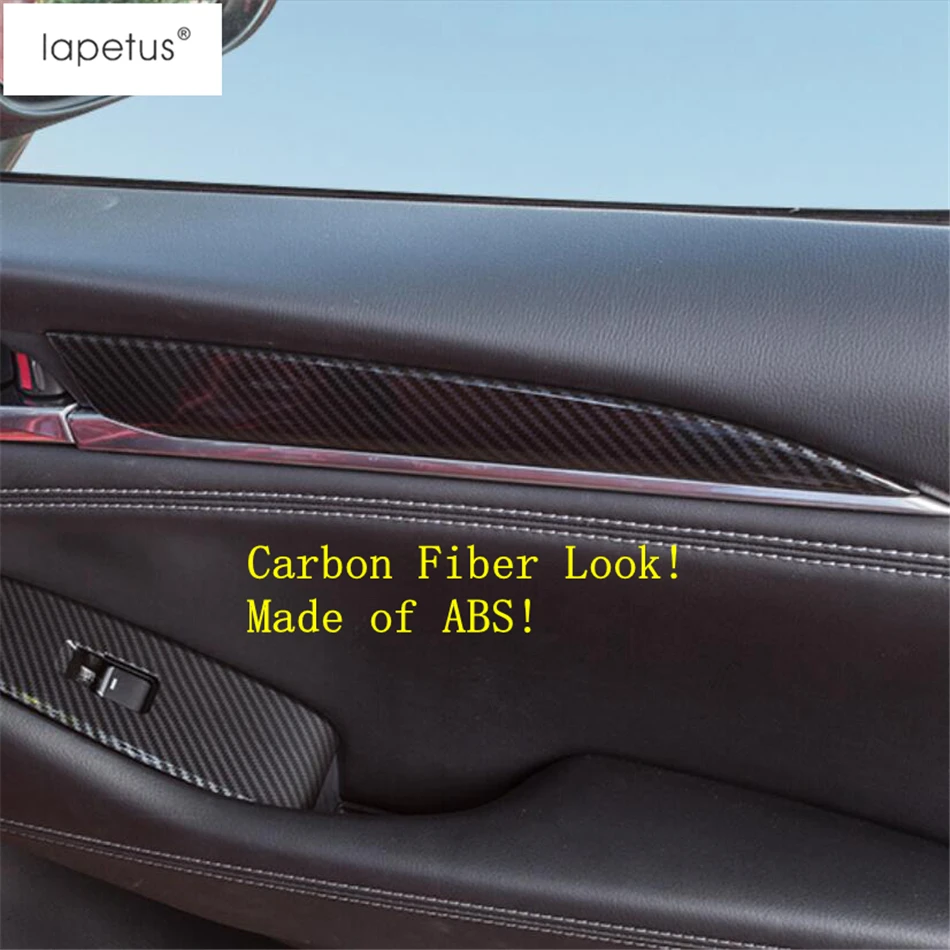 Lapetus Primerna Oprema Za Mazda 6 2019 2020 ABS Notranja Vrata Potegnite Doorknob Armrest Ročaj Modeliranje Zajema Komplet Trim / Ogljikovih Vlaken