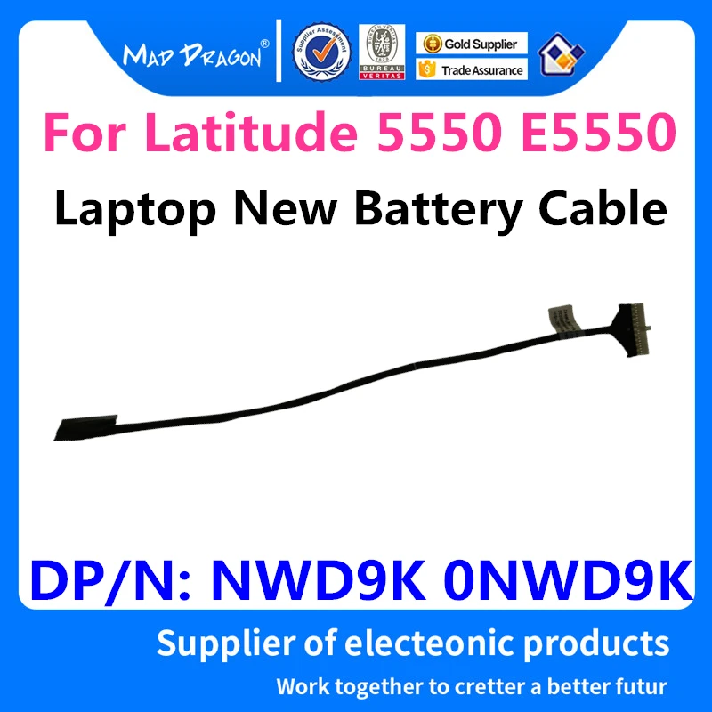 Laptop Novo originalno Baterijo Kabel Za Dell Latitude 5550 E5550 ZAM80 Baterije skladu DC02001WW00 NWD9K 0NWD9K Brezplačna dostava