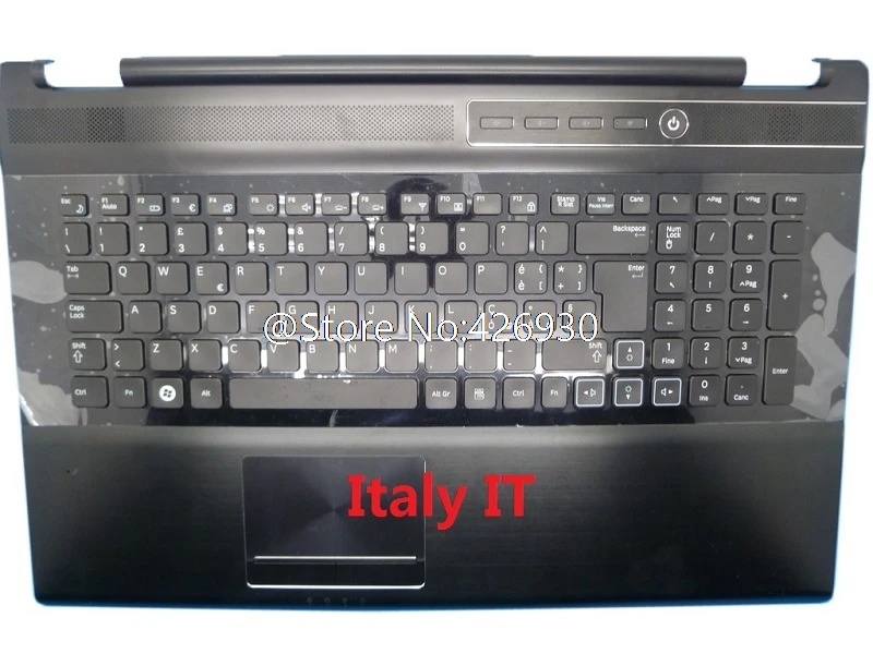 Laptop podpori za dlani&tipkovnico Za Samsung RF712 Italija JE Nordijska NE Zgornjega Primeru Zajema Osvetljene sledilni ploščici Zvočnikov Nova