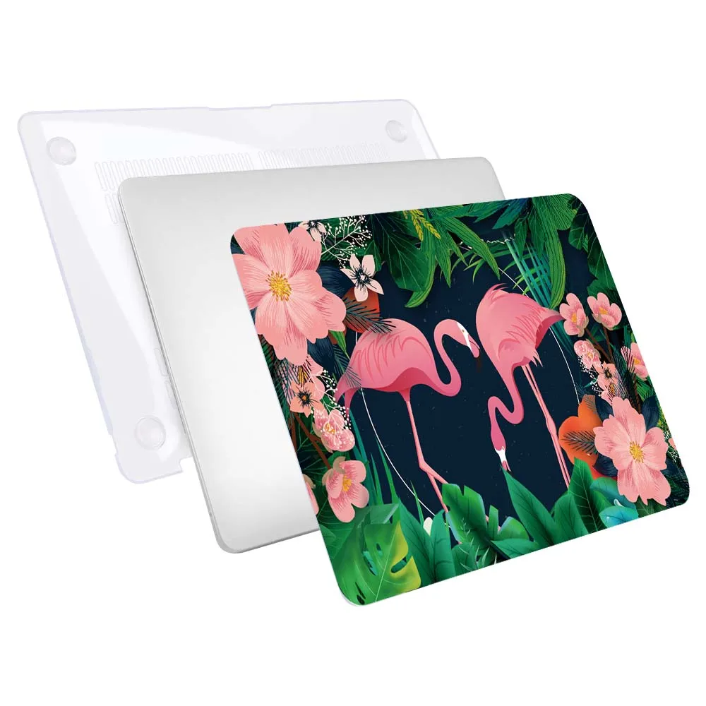 Laptop Primeru za Apple MacBook Pro 13/15/16 Palec/Macbook Air 11/13 Palčni Flamingo Serije Odporen na Praske Trdo Lupino Primeru