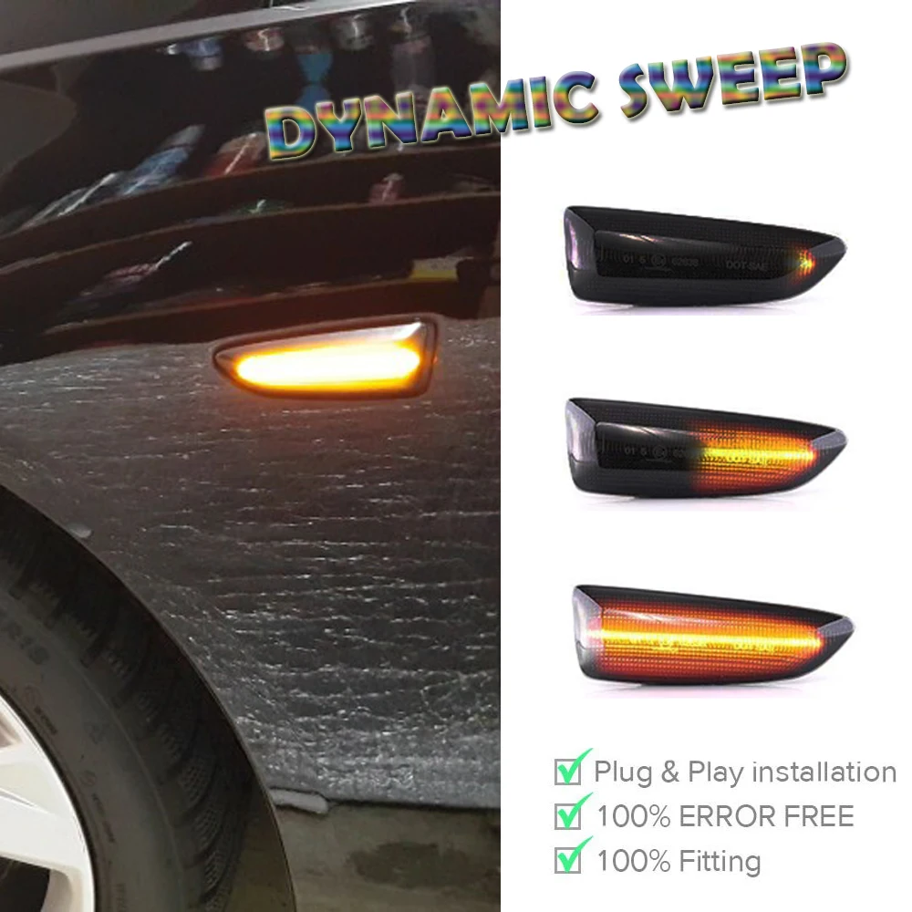 LED Avto Strani Marker Obrnite Kazalnik Signala Dinamično Luči Za Opel Astra Crossland X Insignia B Zafiri Tourer C