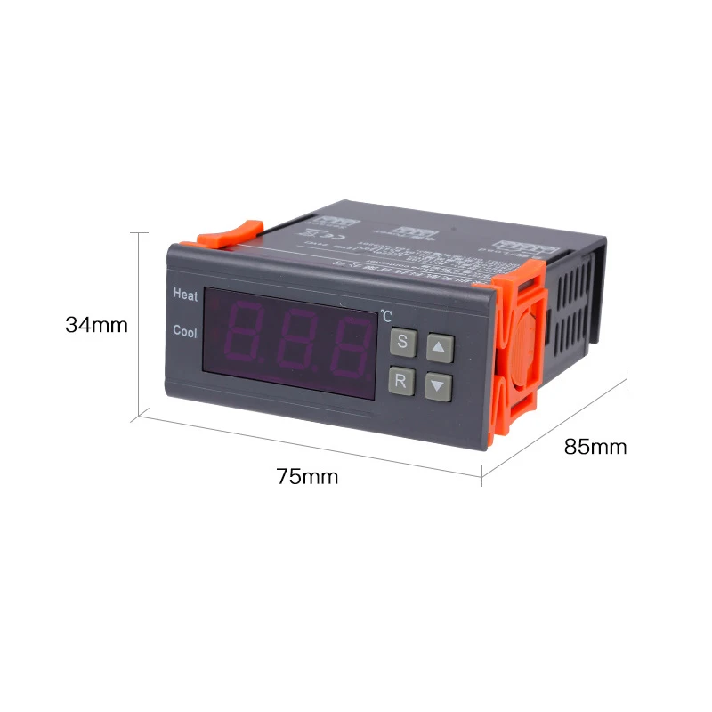 LED Digitalni Termostat Regulator Temperature Krmilnik Thermoregulator Rele za Ogrevanje, Hlajenje, nadzor temperature stikalo