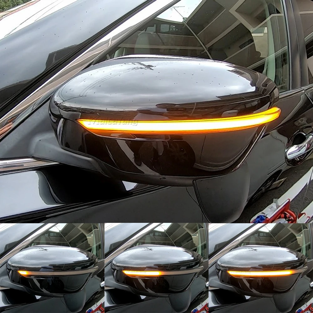 LED Dinamični Strani Ogledalo Obrnejo Signal Zaporedno Luč Za Nissan X-Trail, T32 Lopov Qashqai J11 Murano Z52 Juke Navara Pathfinder