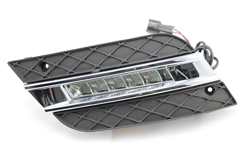 LED Dnevnih Luči Za Mercedes Benz ML350 W164 ML280 ML300 ML320 2010 2011 Nepremočljiva ABS 12V Avto DRL Lučka