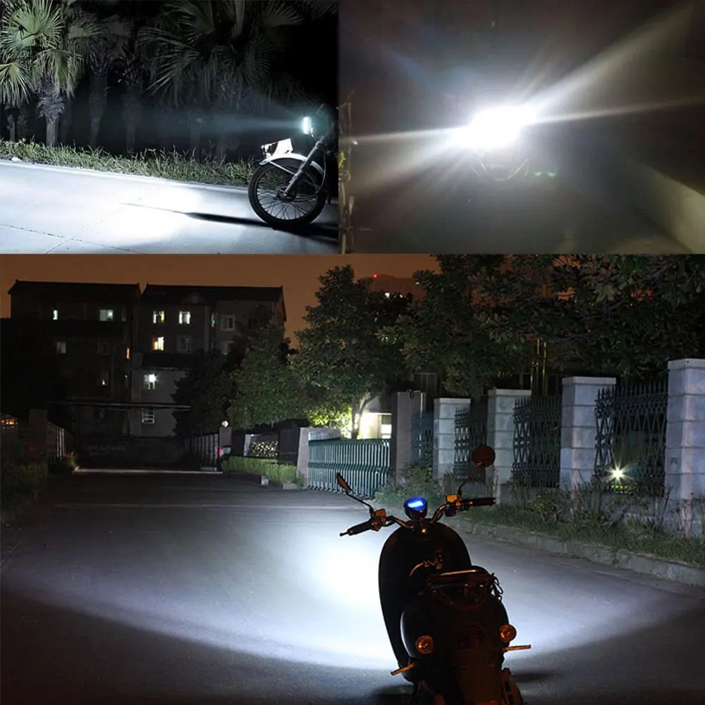LED H4 Motocikel Smerniki Žarnice Canbus 1200LM Napak Lučka Hi/Low Žarek Moto Skuter DRL Meglo Vozne Luči Za Suzuki 12V