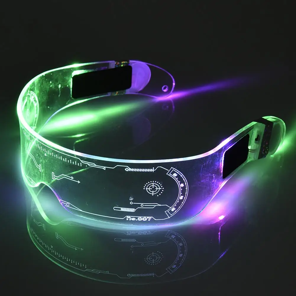 LED Očala Žice Neon Party Svetlobna LED Očala sveti Očala Rave Kostum Stranka Dekor sončna Očala Halloween Dekoracijo Spusti