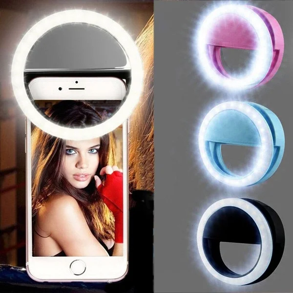 LED Selfie Obroč Halo Posnetek Prenosni USB Polnjenje LED Selfie Obroč Fill Light je Primerna za Vse Mobilne Telefone in Tablet