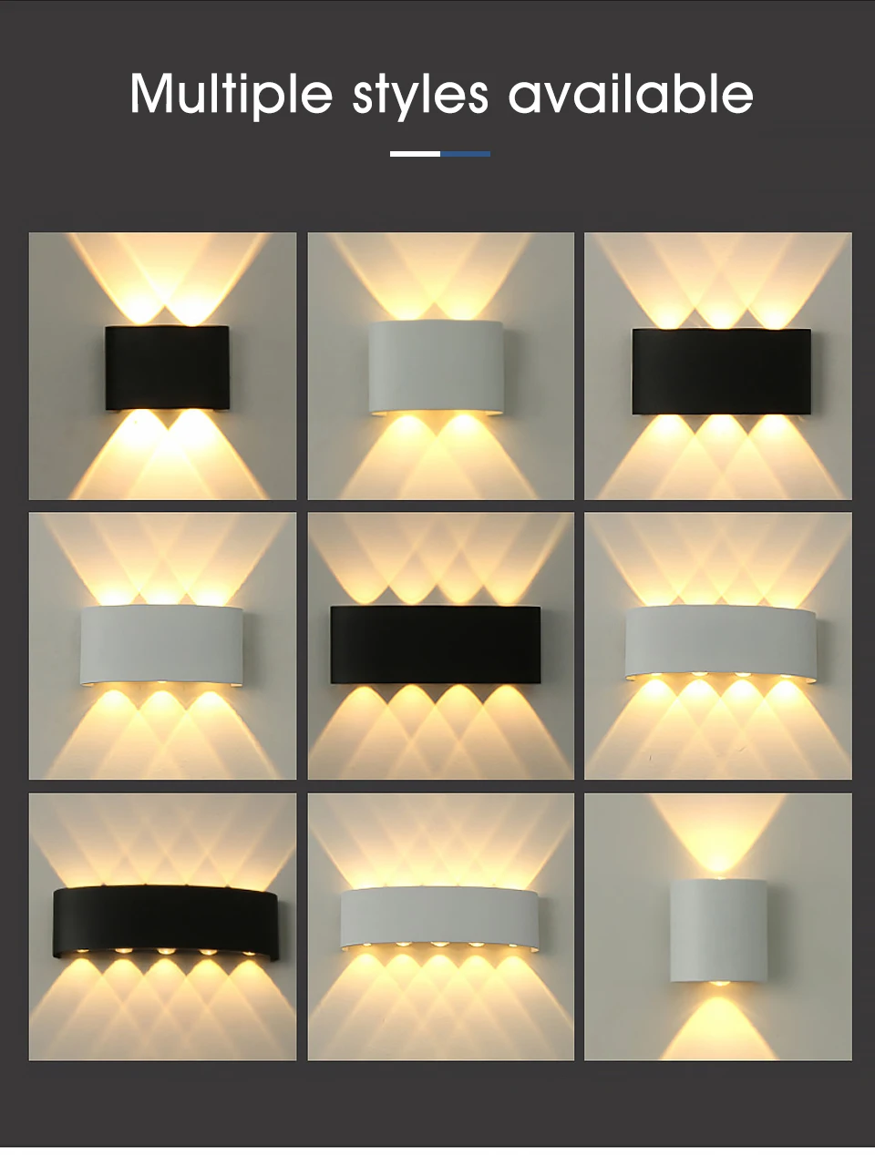 Led stenske svetilke soba dekoracijo razsvetljave držalo Aluminij AC 85-265V Brez utripanja 10W RGB Daljinski zatemnitev Steno sconces postelji svetlobe
