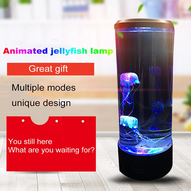 LED Stolp Meduze Lučka Noč svetlobe Postelji USB super za varčevanje z energijo, akvarij doma dekoracijo svetlobe