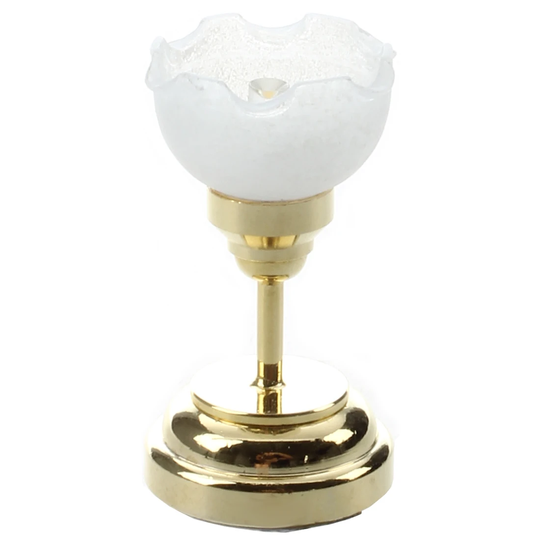 LED Stropna Luč Miniature za Punčko Hiše Pohištvo namizne Svetilke 1/12 - zlati