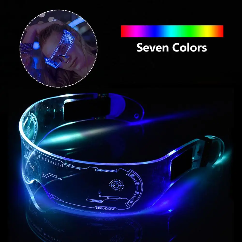 LED Svetlobna Očala EL Utripa Neon Bar Stranka LED Očala sveti Očala Rave Kostum Stranka Dekor DJ sončna Očala Stranka Dekor
