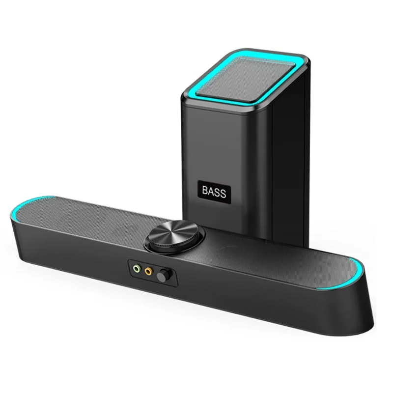 LED TV Sound Bar USB Žična Zvočnik Brezžični Bluetooth Zvočnik za Domači Kino Surround Sound Bar PC Kombinacija Računalniške Zvočnike