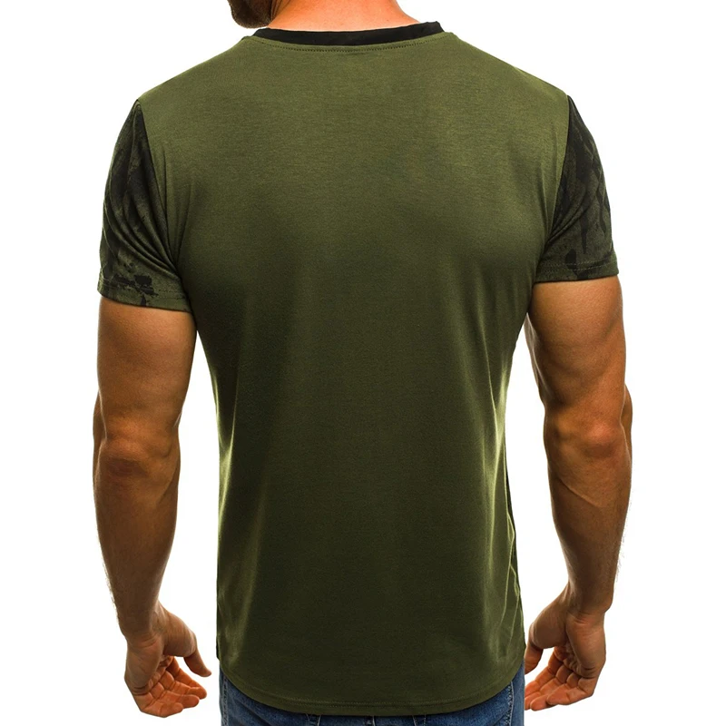 LeeLion 2021 Poletje Kratkimi Rokavi tshirt Moški Prikrivanje Natisnjeni O-Vratu Tees Vrhovi Fitnes Priložnostne Moške majice Camisetas Hombre