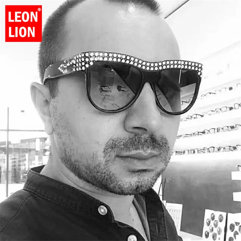 LeonLion 2021 Letnik Punk sončna Očala Ženske/Moški Candy Barve Klasičnih Prostem Oculos De Sol Gafas UV400 Velik Okvir sončna Očala