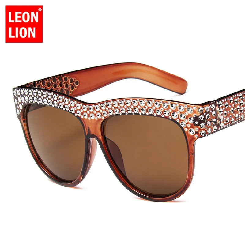 LeonLion 2021 Letnik Punk sončna Očala Ženske/Moški Candy Barve Klasičnih Prostem Oculos De Sol Gafas UV400 Velik Okvir sončna Očala