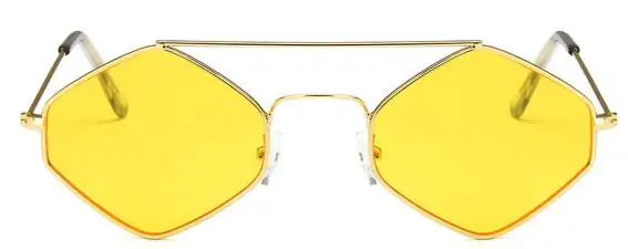 LEONLION 2021 Retro Gothic Rhombus sončna Očala Moških Poligon sončna Očala Ženske Letnik Majhnih Kovinskih Očal Odtenkih Za Ženske UV400