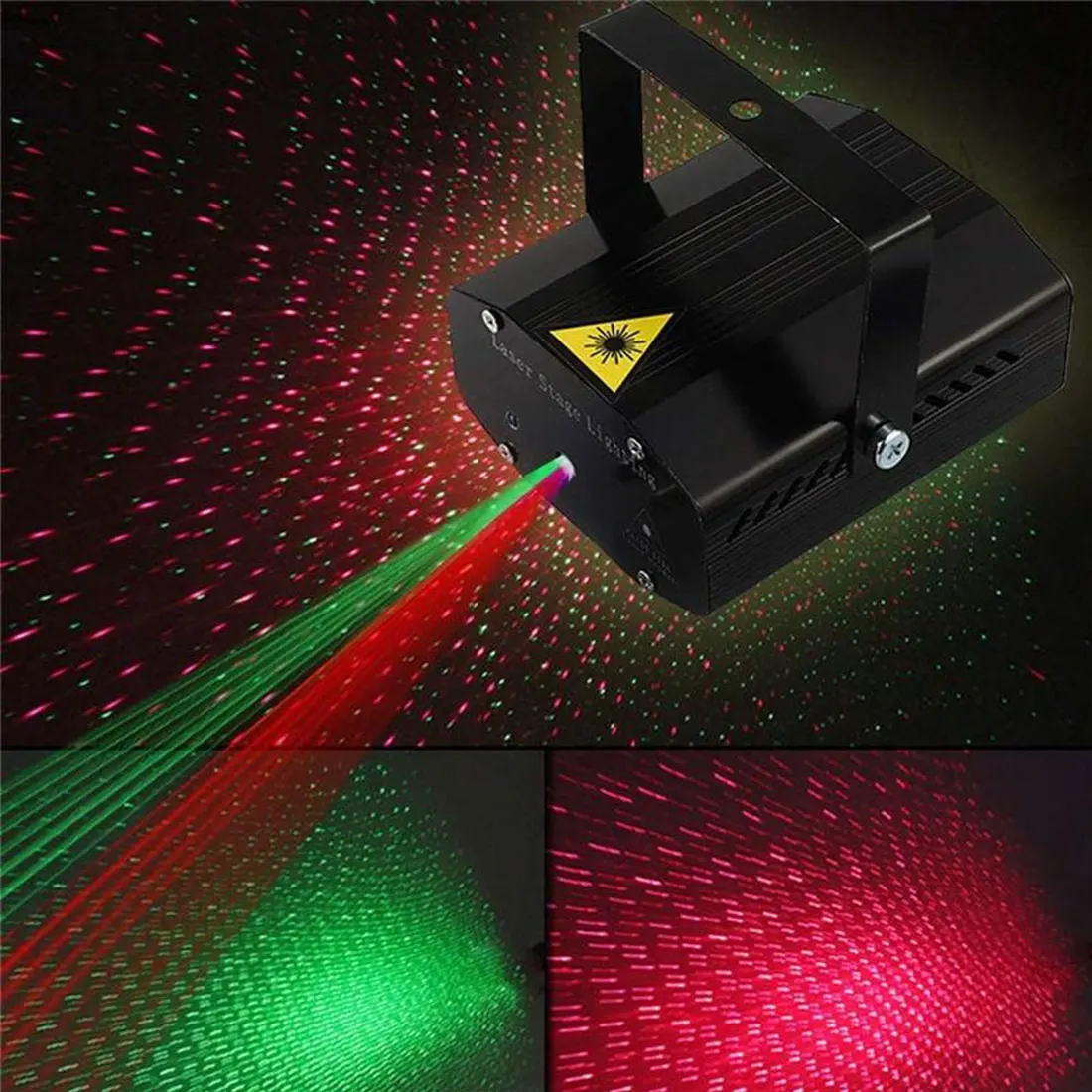 Lepo Mini RGB Luč Disco DJ LED Laser Fazi Projektor 5V, Polnilne, Poroka, Rojstni dan Božič KTV plesišču Fazi Lučka