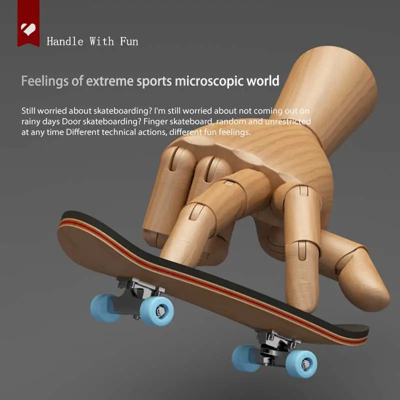 Lesene Fingerboard Igrača Prst SkateBoard Z Ležaji Strokovno Stentov Finger Skate Nastavite Novost Darilo Otrok