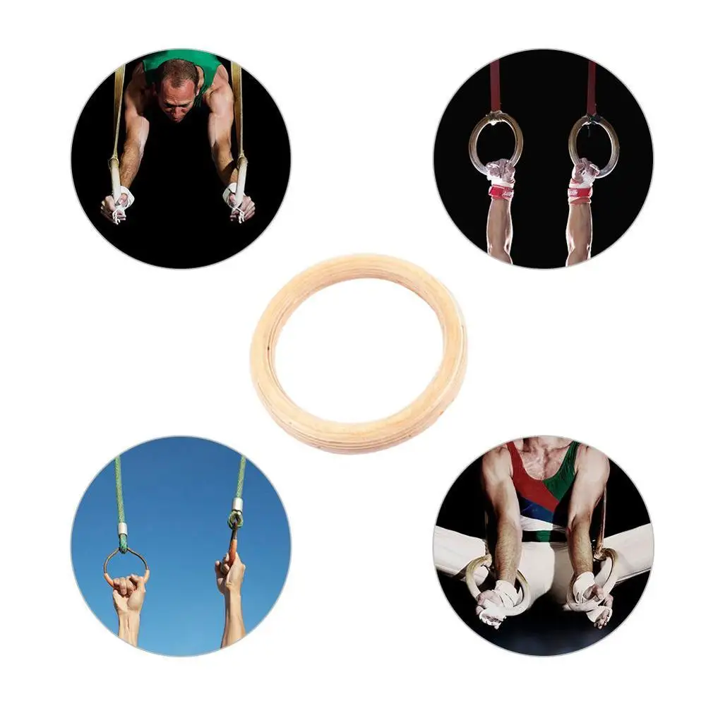 Lesene Gimnastika Obroč 32/28 mm, DIY Domači Fitnes Olimpijske Fitnes Obroč, ki je Primerna Za Mišično Vadbo Gimnastike Fitnes Oprema