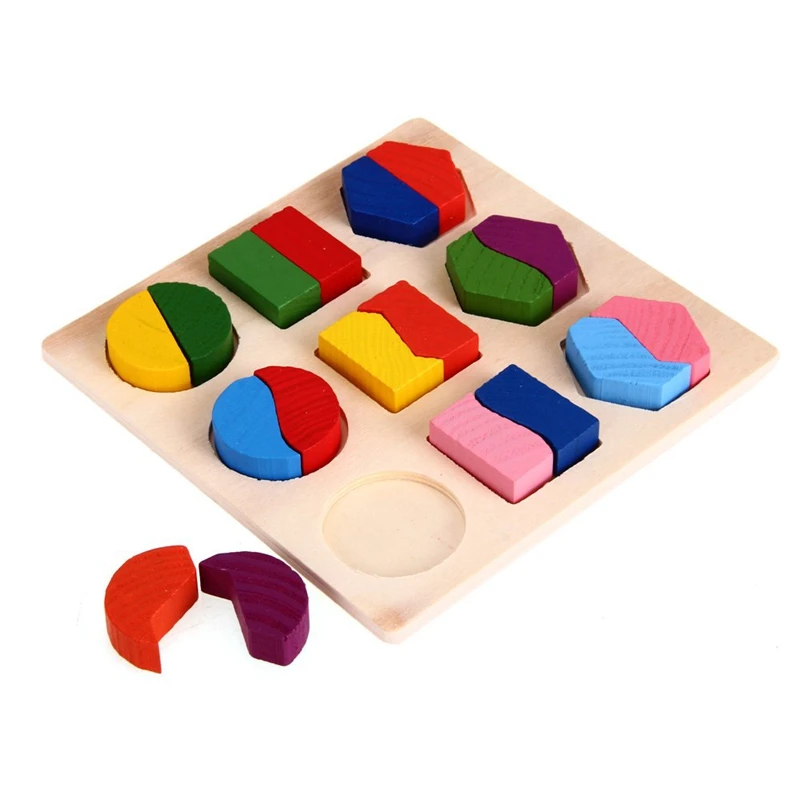 Lesene Puzzle Igre Izobraževalne Igrače za Dojenčka Otroka