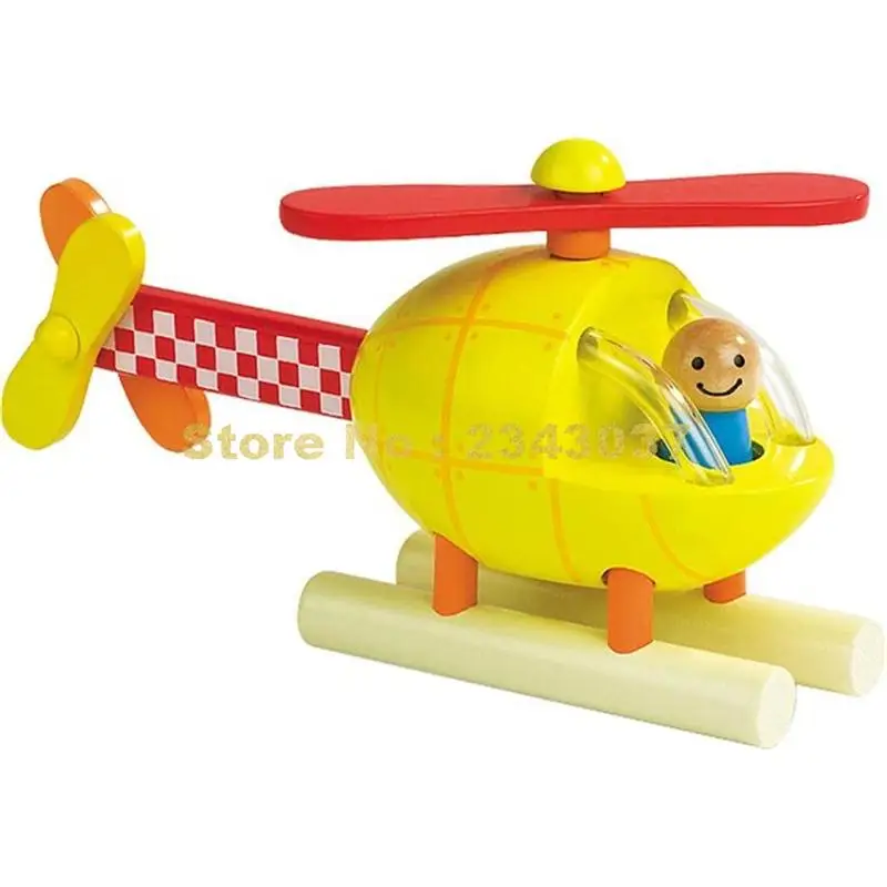 Lesene raketno letalo, helikopter otrok gradnik Igrača