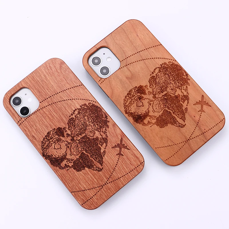 Lesene Slim Primeru Zajema Global Travel Letalo Ljubezen Smešno Za iPhone 11 Pro X XR XS Max 7 8 6 6s Plus SE 2 2020 12 Mini Telefon Kritje