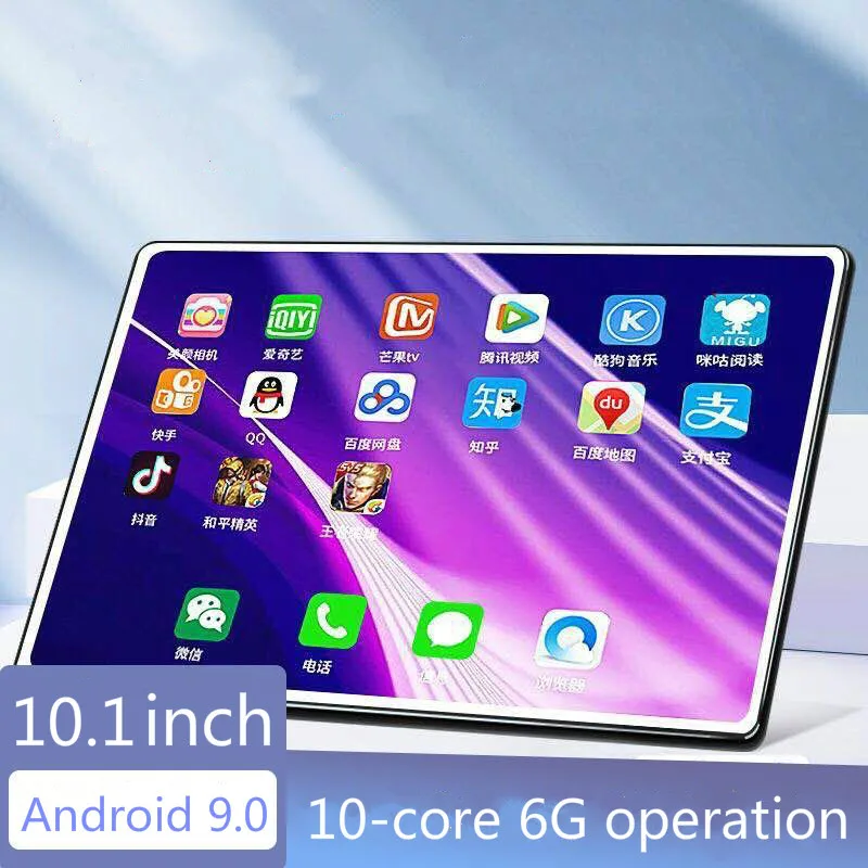 Leta 2021, nov Android 9.0/10.1 palčni 1280X800 tablet zaslon IPS 6GB+128GB 4G Dual SIM kliče mobilni telefon, tablični računalnik combo