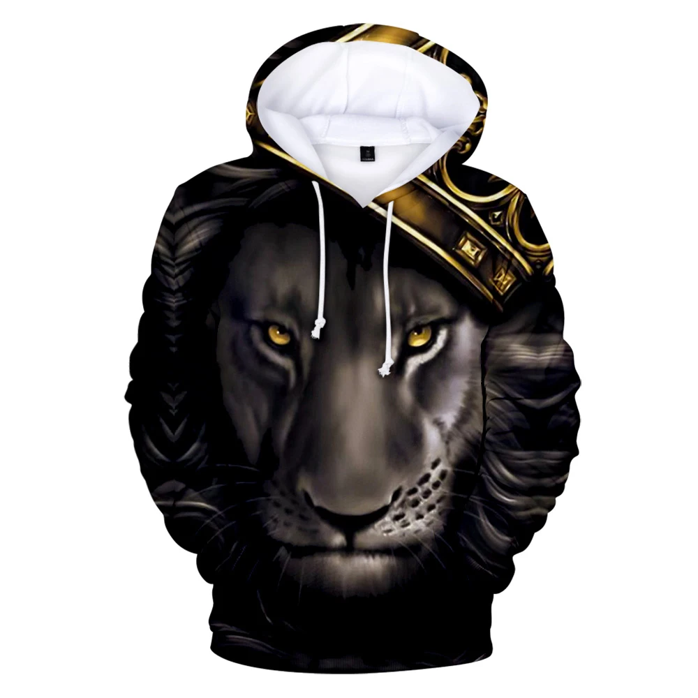Levji Kralj 3D pulover s kapuco za Moške in Ženske, Modni Šport Levji Kralj Priložnostne 3D Puloverju Moške Priložnostne Hooded Majica vroče