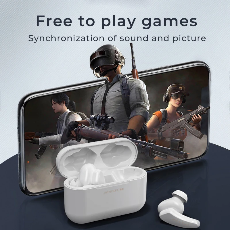 Liberfeel Maoxin S4 tws slušalke bluetooth airbuds čepkov v uho gaming slušalke vodotesne slušalke HI-fi zvok, ki teče
