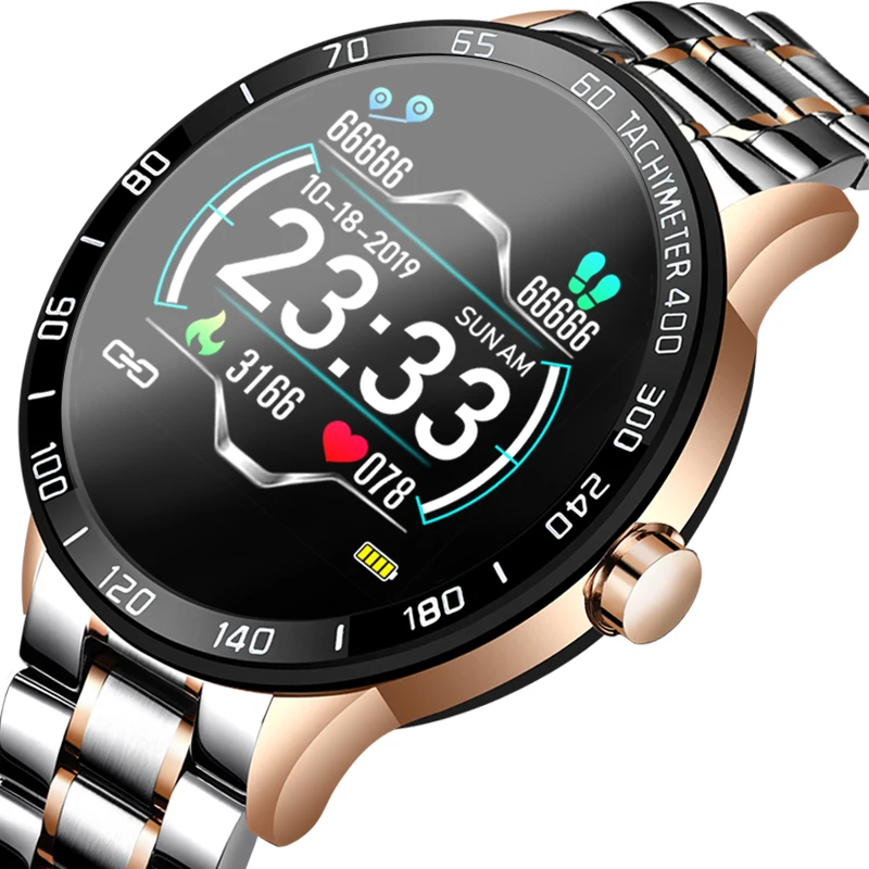 LIGE 2020 Novo Pametno Gledati Moške OLED Barvni Zaslon Srčni utrip, Krvni Tlak Multi-Funkcijo Način Šport smartwatch fitnes Tracker