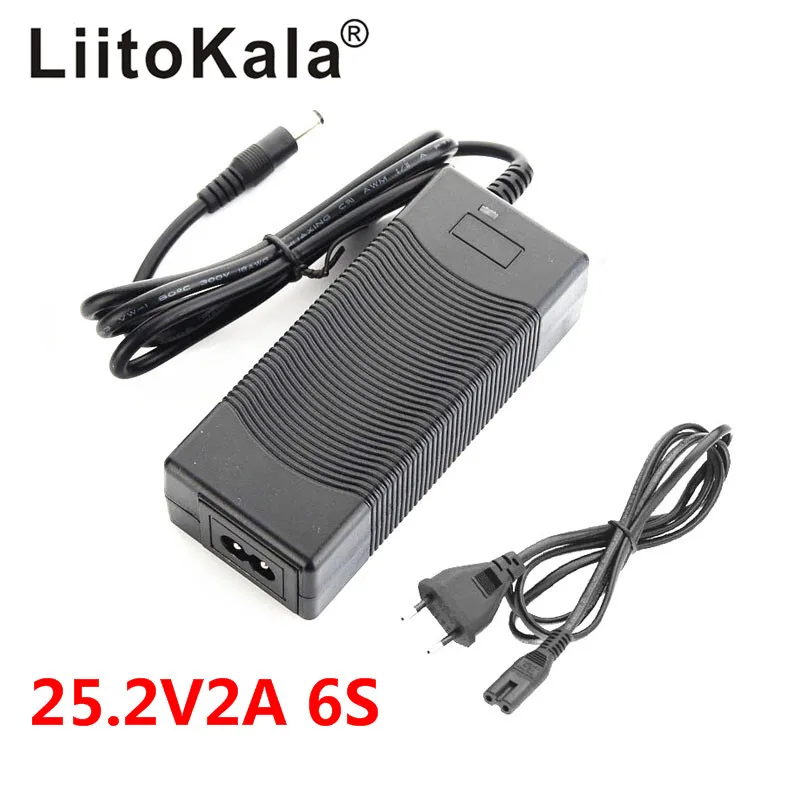 LiitoKala 12V 24V 36V 48V 3 Series 6 In Series 7 Serija 10 Serijo 13 Niz 18650 Litijeva Baterija, Polnilnik 12,6 V 29.4 V DC 5.5*2.1 mm
