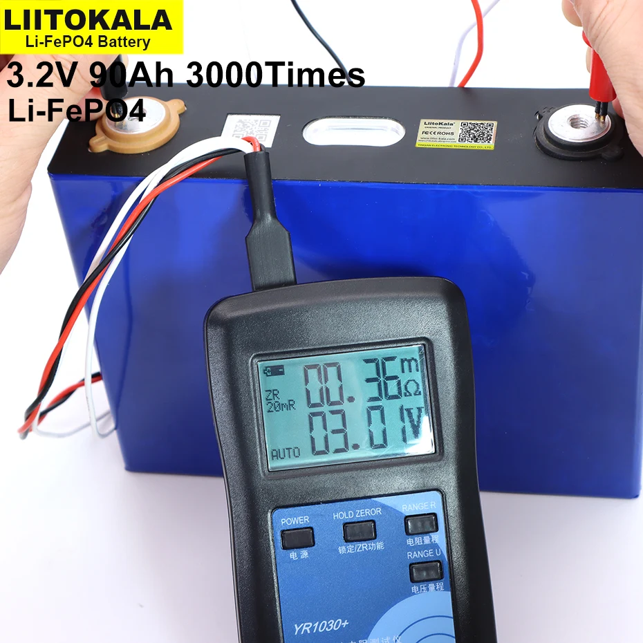 Liitokala 3,2 V 90Ah batterie pack 12V 24V 3C LiFePO4 Litij-eisen phospha 90000mAh Motorrad Elektrische Auto motor batterien