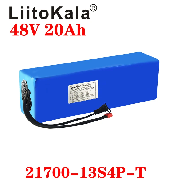 LiitoKala Original 48V 20AH Ebike Baterija 48V 1000W za električno kolo baterija za kolo Močna električna kolesa baterije XT60