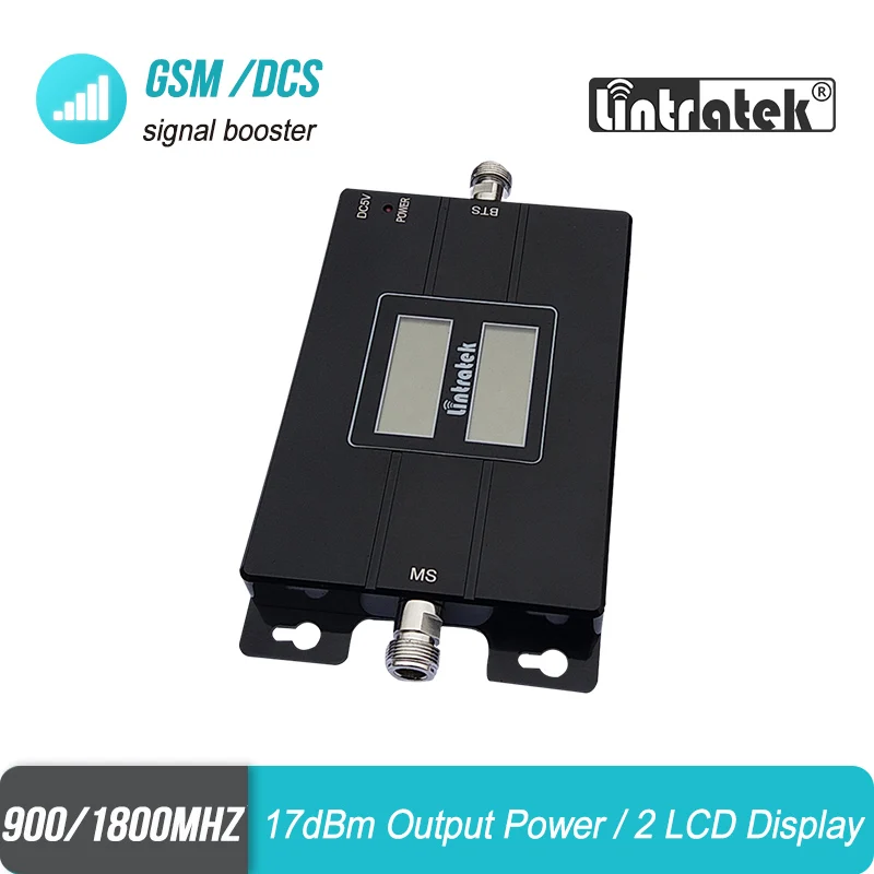 Lintratek GSM Signala Booster 900 4G 1800 Mobilnega Repetitorja LCD-Zaslon 900 1800 Dual Band Signal Booster Ojačevalnik 4G 45