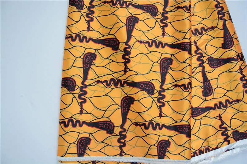 LIULANZHI Ankara tkanine iz svile saten tkanine, tekstilne najnovejše nigerija tiskane tkanine afriške design 5yards/kos za obleko NLL20-43