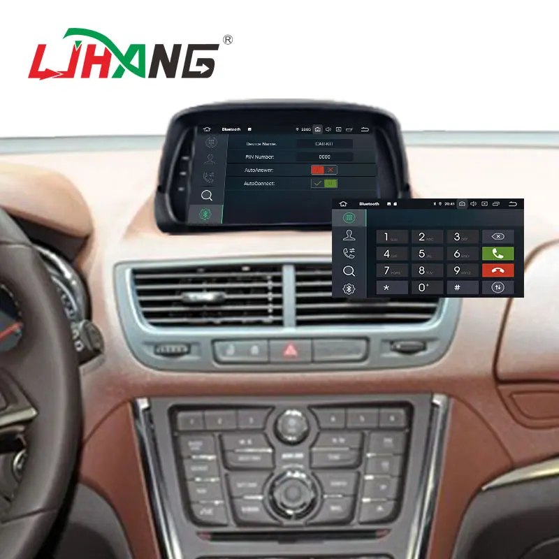 LJHANG 2 Din avtoradio Multimedia Player Android 10 Za OPEL MOKKA GPS Navigacija Stereo glavne enote RAM 4G+ROM 64 G RDS (brez Motornih