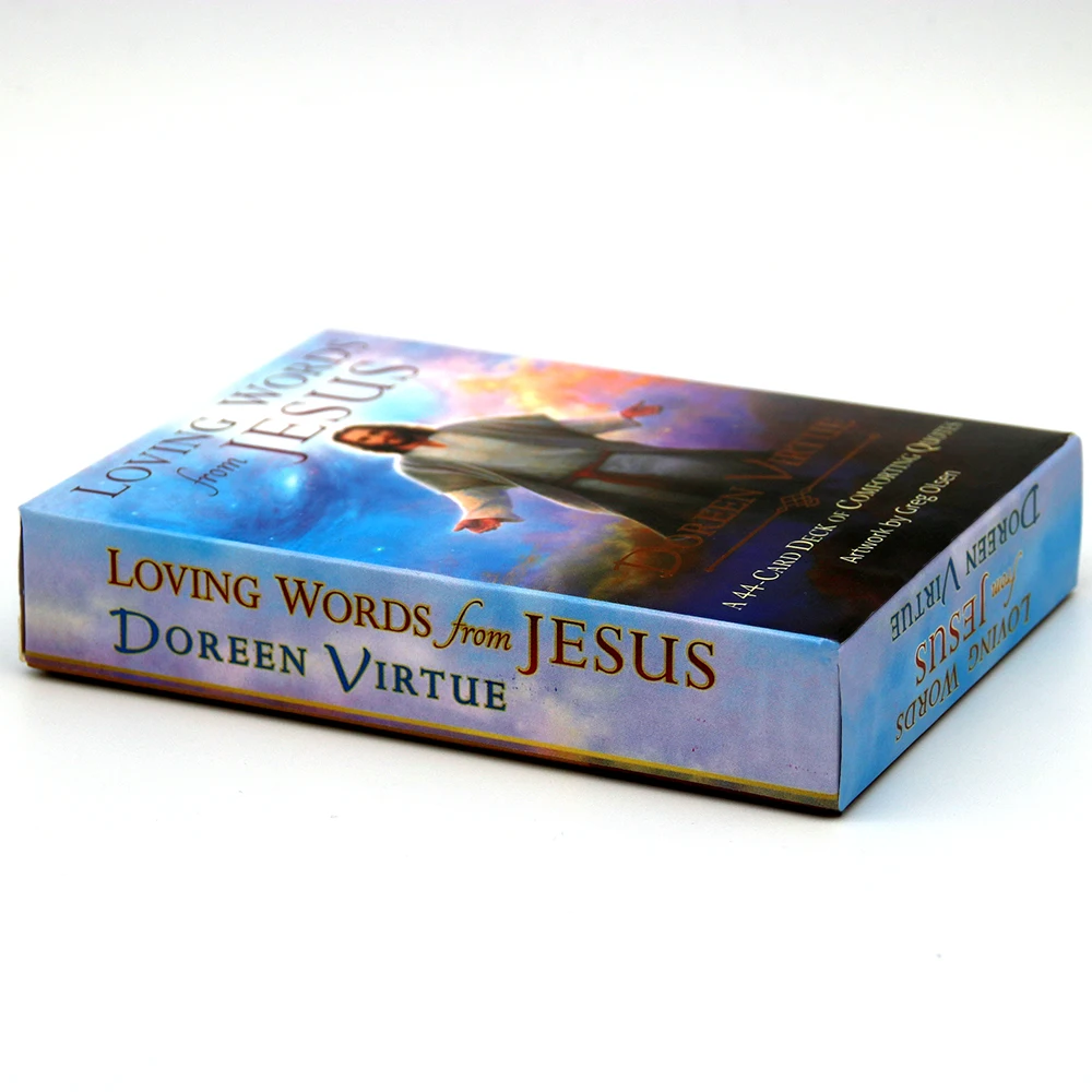 Ljubeče Besede, ki jih Jezus Tarot Kart Oracle angleški Različici 44pcs družabne Igre Družini Stranka Igranje kart Tabela Igra