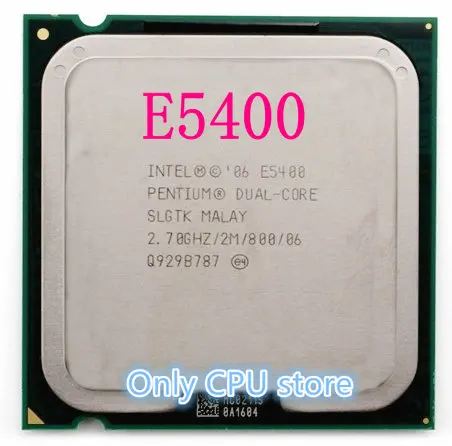 Lntel E5400 Namizni računalnik procesor uporablja cpu dual core 2 Duo Cpu 2.7 GHz 2MB/800MHz LGA 775 (delovni Brezplačna Dostava)