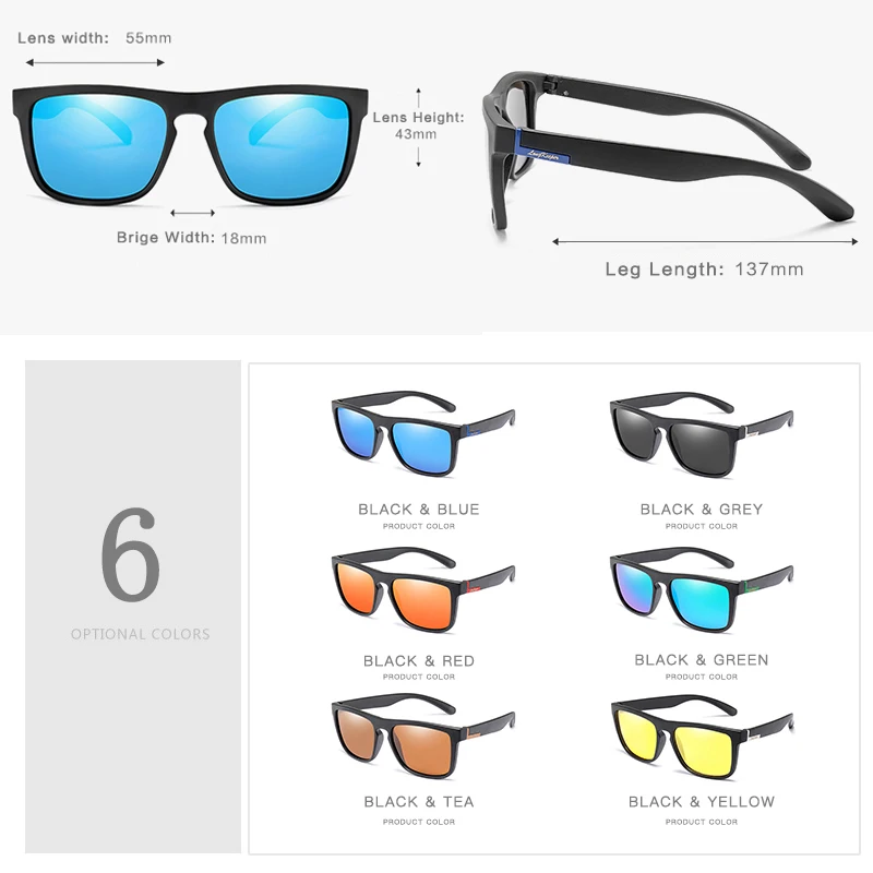 LongKeeper Prilagodljiv Polarizirana sončna Očala Moških Kvadratnih Zrcalni Objektiv Vožnjo sončna očala z LOGOTIPOM Ženske UV400 Očala Gafas de sol