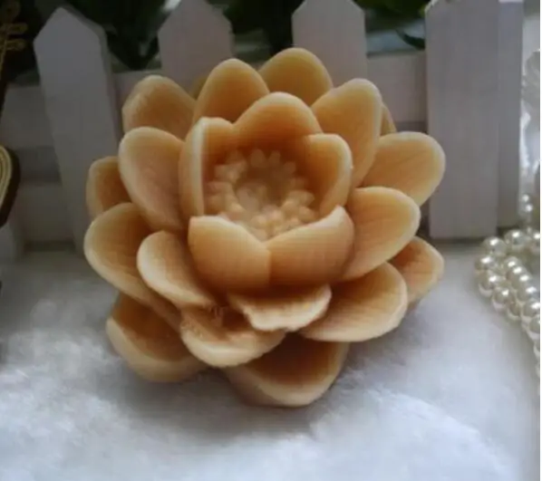 Lotus Ročno izdelana Mila Plesni Sveča Silikonski Kalup roža Milo Plesni Lotus Milo izdelavo Kalupov aromo kamen Plesni smolo gline Čokolado